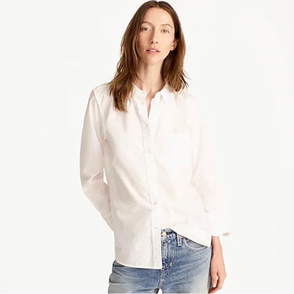 Like new JCrew white button down.